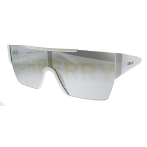 Burberry BE 4291 3007/H Unisex Rectangle Sunglasses White 38mm - 1 of 3