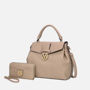 MKF Collection Aurora Women's Satchel bag with Wallet by Mia k - 1 of 4