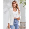 Whizmax Blazer For Women Long Sleeve Open Front Casual Single Breasted Office Blazer With Pockets - image 2 of 4