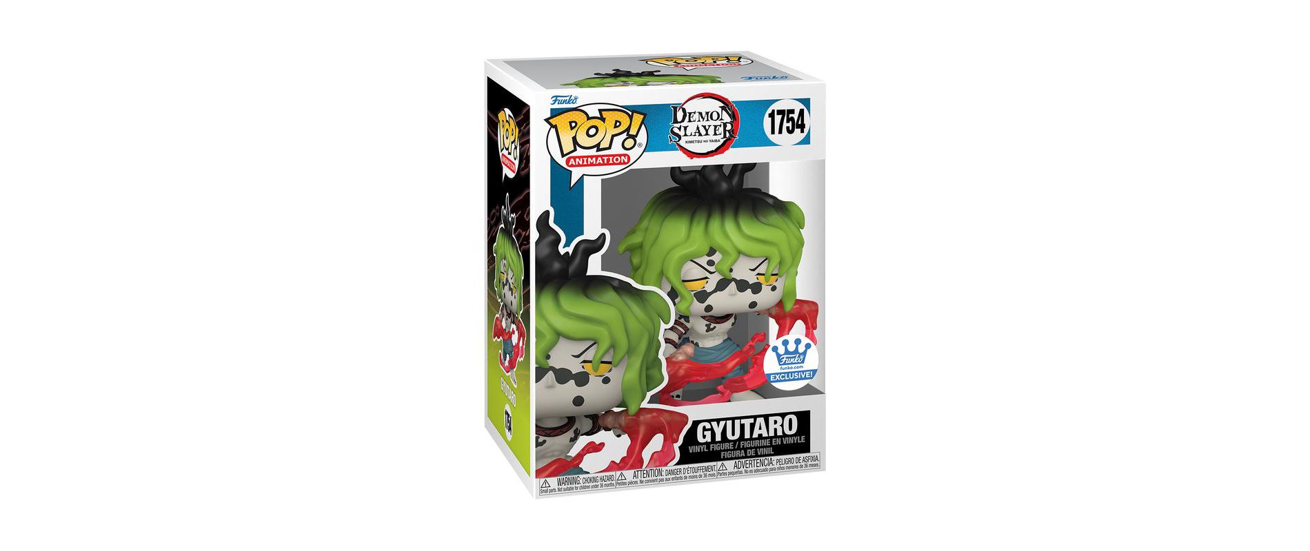 Funko POP! Anime Demon Slayer Gyutaro Blood Attack Exclusive #1754!