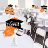 Big Dot of Happiness 2025 Orange Graduation Party Centerpiece Sticks - Showstopper Table Toppers - 35 Pieces - 2 of 4