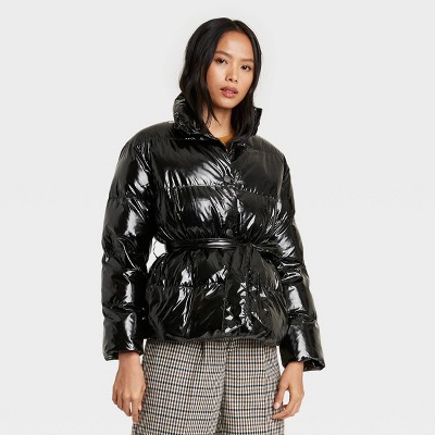 target black puffer jacket