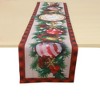 Unique Bargains Christmas Table Runner Christmas Ornament Clock Polyester Multicolor 71x14 Inch 1 Pc - 4 of 4