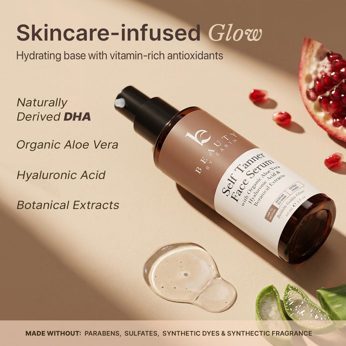 Beauty by Earth Face Self Tanner Serum - thumbnail 5