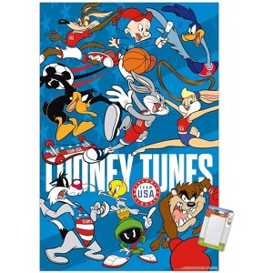 Trends International Looney Tunes x Team USA - Group Unframed Wall Poster Prints - 1 of 4