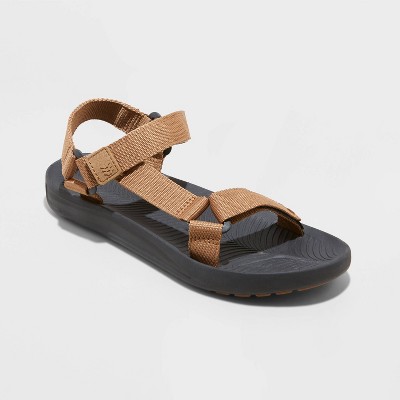 Men's Carson Two Band Slide Sandals - Goodfellow & Co™ Ecru 11 : Target