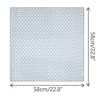 INSPIRE CHIC Women Polka Dots Cotton Linen Retro Solid Color Plain Square Neck Scarves 1Pc - 3 of 4