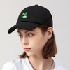 Nertpow Adjustable Kermit The Frog Embroidered Baseball Cap - Unisex Classic Dad Trucker Hat - 3 of 4