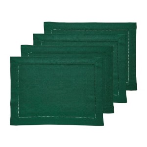 Solino Home Linen Classic Hemstitch Placemats - 1 of 4