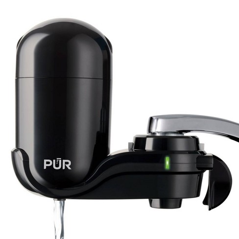 Pur Faucet Vertical Mount Water Filtration System Black : Target