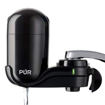 PUR Faucet Vertical Mount Water Filtration System Black