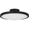 Donne Integrated LED Matte Black Semi-Flush Mount with CCT Switch - 4 of 4