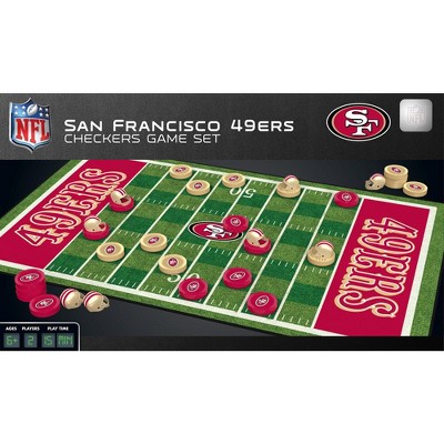 MasterPieces NFL San Francisco 49ers Checkers Board Game