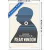 Trends International Alfred Hitchcock - Rear Window (1954) Silhouette Framed Wall Poster Prints - 3 of 4