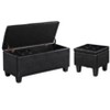 3 In 1 Storage Ottoman, Rectangle Ottoman With Storage 3 In 1 Combination Ottoman, Footrest Stool - 3 of 4