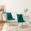 Clihome Velvet Dining Chairs Set of 2 - 3 of 4