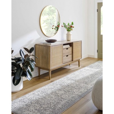 Hauteloom Benavides Gray Updated Traditional Tibetan Rug