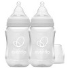 Evenflo Balance Wide-Neck Anti-Colic Baby Bottles - 9oz/2pk - 2 of 2