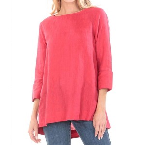 Women's Linen Fit and Flare Tunic - APNY - 1 of 3