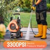 SKONYON 3300 PSI 2.0 GPM Electric High Pressure Washer 25ft Hose with 4 Quick Connect Nozzles and Foam Connon - 3 of 4