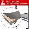 Atlas Shelving 5-Tier 36"x18"x72" 4000lbs Steel Boltless Shelving with Laminate Deck Hammertone: Adjustable Rust-Resistant Storage Racks - 4 of 4