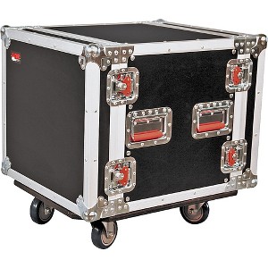 Gator G-Tour 10U Cast Rack Road Case with Casters - 1 of 4