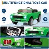 Jojoka 24V Licensed Shelby GT350 Ride-On Car, Ford Kids Electric Vehicle 2 Seater, Remote Control, LED Lights - 3 of 4