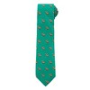 Jacob Alexander Men's Christmas Rudolph Reindeer Pattern Regular Length Neck Tie - Green - 2 of 4