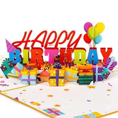 Paper Love 3D Birthday Pop Up Card