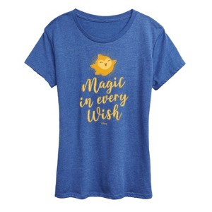 Women's - Disney - Magic In Every Wish Short Sleeve Graphic T-Shirt - 1 of 4