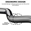 47" EZ Curl Barbell Bar, Curl Bar for Weight Lifting, 500LBS Weight Capacity Training Bar with 2 Spring Collars, Chrome Curling Bar - 3 of 4