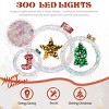 Syemin Decorative Holiday Scene Props Set of 3 Iridescent Cut-out Gift Box Christmas Decorations Holiday Decor Holiday Displays, White, 24"*24"*24" - 4 of 4