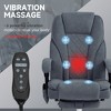 Massage Office Chair, Heated Reclining Computer Chair with Adjustable Height and Footrest - 4 of 4