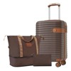 Vynxaria 3Piece Carry-On Luggage Set: Airline-Approved Hardside Suitcase, Weekender/Toiletry Bags, TSA Lock, Spinner Wheels - 3 of 4