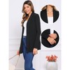 INSPIRE CHIC Women's Open Front Long Sleeve Lightweight Stretch Knit Sweater Outwear Casual Cardigans - 2 of 4