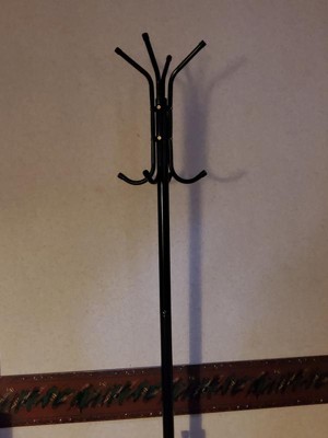 Mind Reader 'Hang' 11-Hook Black Metal Coat Rack