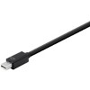Monoprice Mini DisplayPort 1.2a / Thunderbolt to 4K HDMI, DVI, and VGA Passive Adapter, Black (112799) - 4 of 4