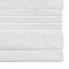 Avanti White with Grey Block Monogram Fingertip Towel  X - 3 of 3