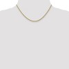 Black Bow Jewelry 2.2mm 14k Yellow Gold Parisian Wheat Chain Necklace - 2 of 4