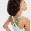 Girls' Strappy Crop Tank Top - All In Motion™ - 3 of 3