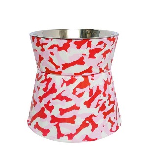 Paaaawaters 6" Anti-Vomiting Stainless Steel Pet Bowl for Small and Medium Dogs and Cats - Non-slip, Modern Design with Spine Protection - 1 of 4