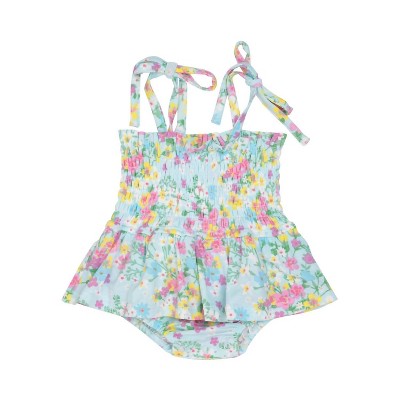 Girl's Smocked Bubble with Skirt - ANGEL DEAR