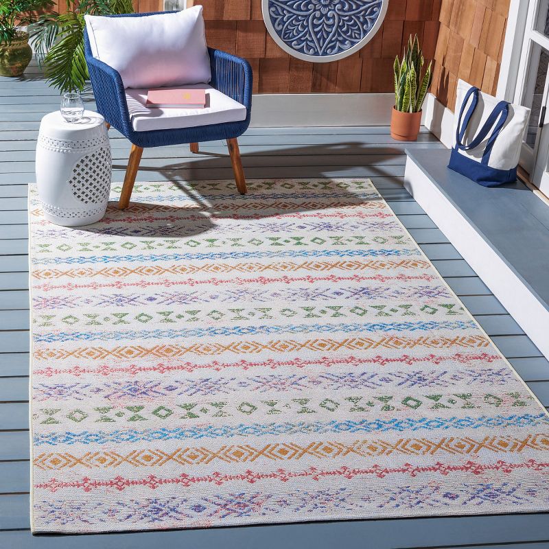 Summer SMR429 Power Loomed Indoor and Outdoor Area Rug  - Safavieh, 2 of 4