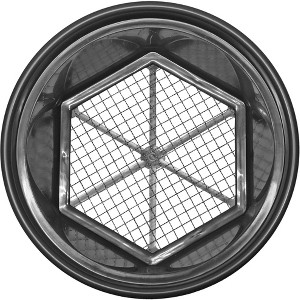 Sluice Fox 13 1/4 inch gold classifier prospecting pan - stainless steel mesh sifting pan fits atop 5 gallon bucket; mealworm strainer - 1 of 2
