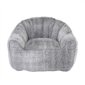 COWLOWN Large Bean Bag Chair with Armrests, High-Density Foam Filled for Adults & Kids - 1 of 4