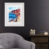 Trademark Fine Art - Key and Sea Red Sand Beach Matted Framed Art - 2 of 4
