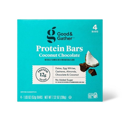 Protein Bars Coconut Chocolate - 7.33oz/4ct - Good & Gather™