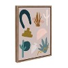 18" x 24" Sylvie Desert Shapes by Sarah Eisenlohr Framed Wall Canvas Gold - Kate & Laurel All Things Decor - 2 of 4