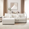 2/4/5/6 pcs Sectional Sofa Couch, Storage Sofa Chair with Movable Ottoman, USB Ports, Cup Holders, Phone Holder -ModernLuxe - 2 of 4