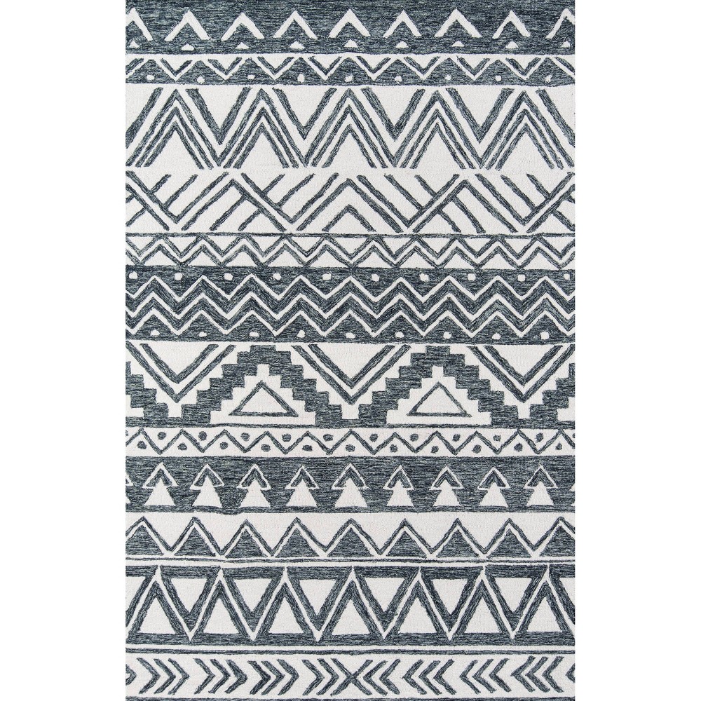 2'x3' Mallorca Santos Accent Rug Charcoal - Momeni